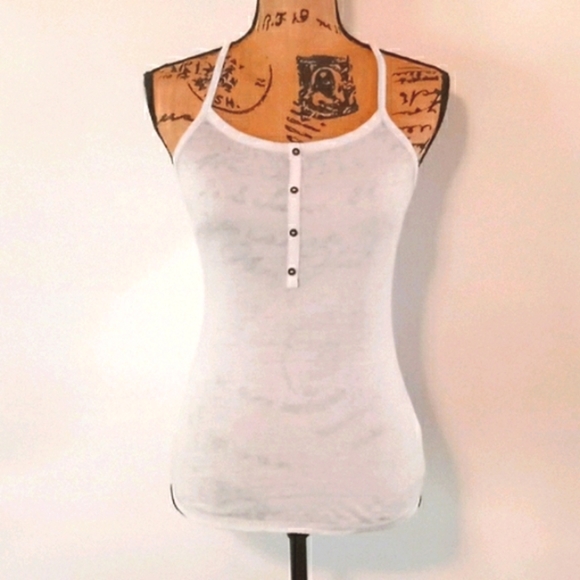 Athleta Light Blue Racerback Tank Top - Picture 1 of 6